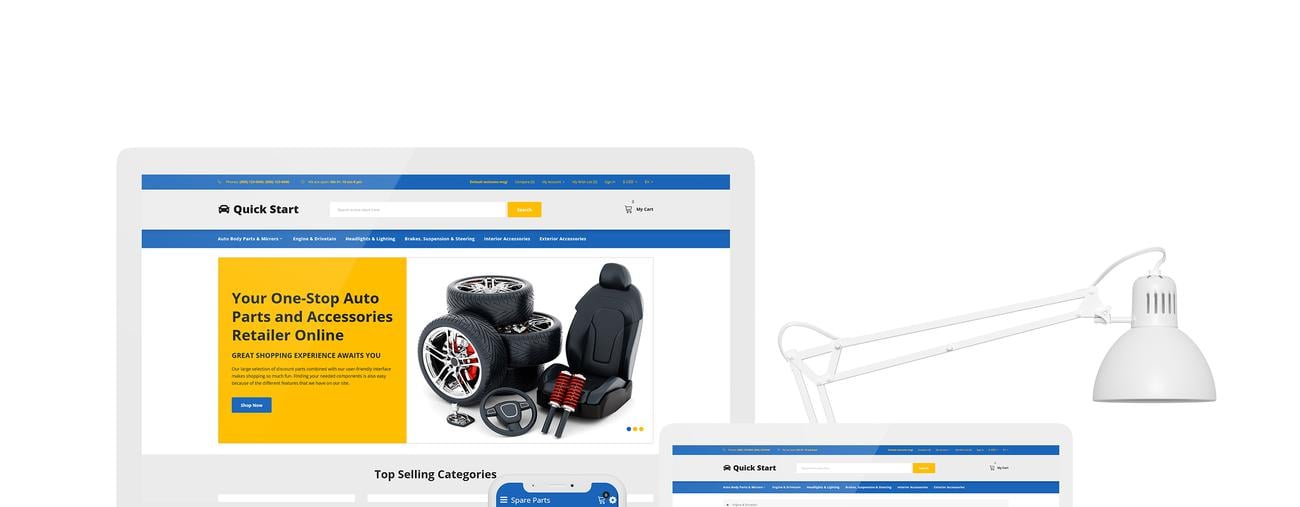 шаблон commerce opencart