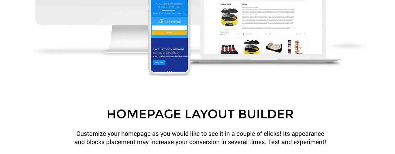 животное отзывчивый практичный шаблон opencart