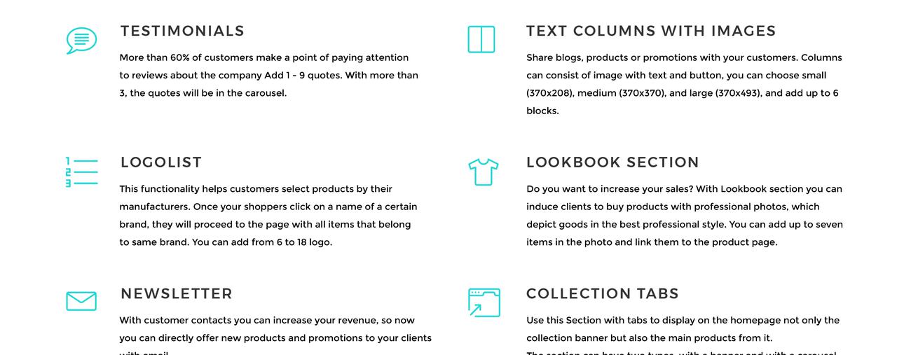 отзывчивая чистая тема bootstrap shopify
