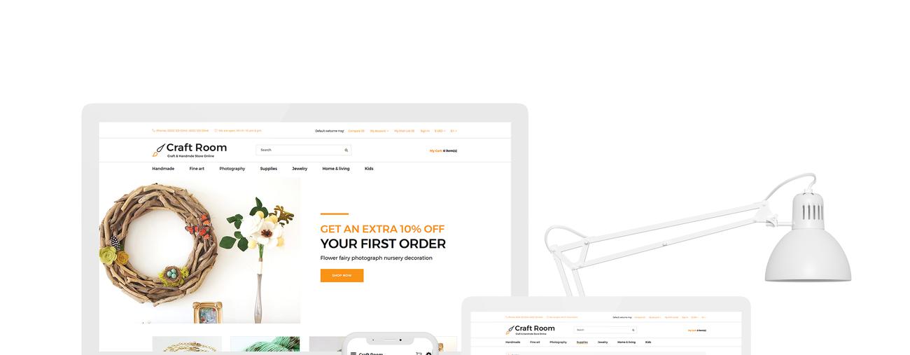 отзывчивый стильный шаблон opencart ручной работы