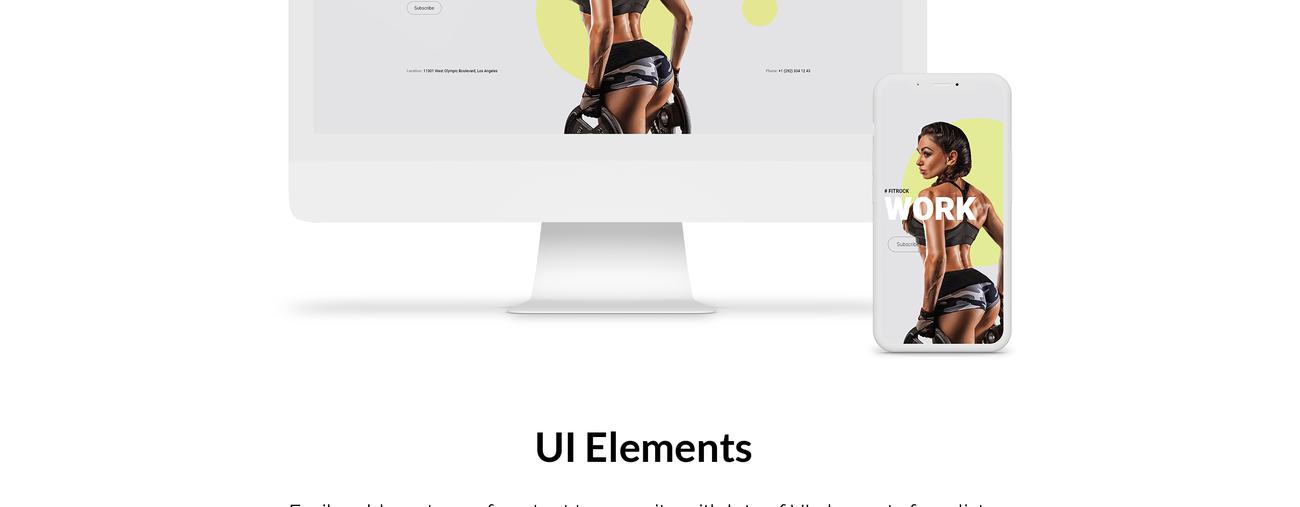 CrossFit Sticky Menu Bright Joomla Template