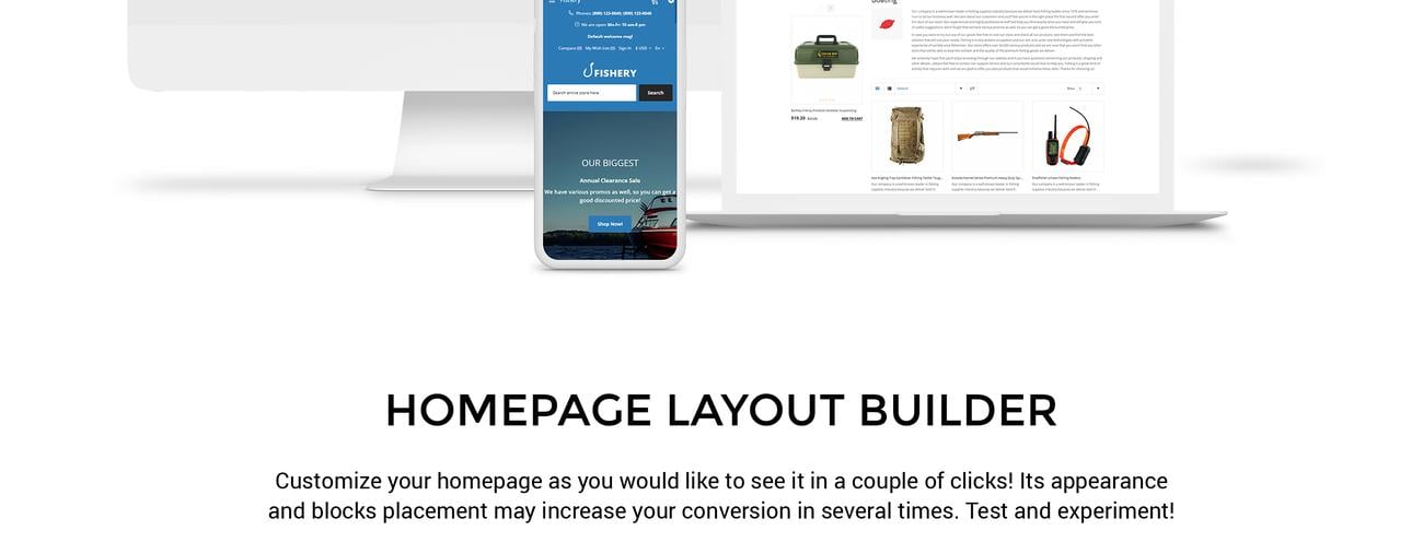рыбалка многоязычный практичный шаблон opencart