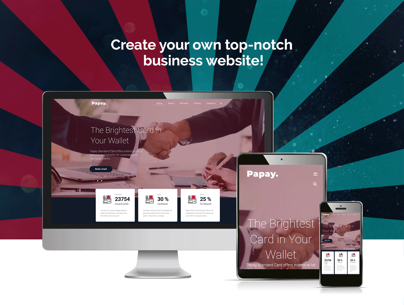 концепция классическая тема wordpress elementor