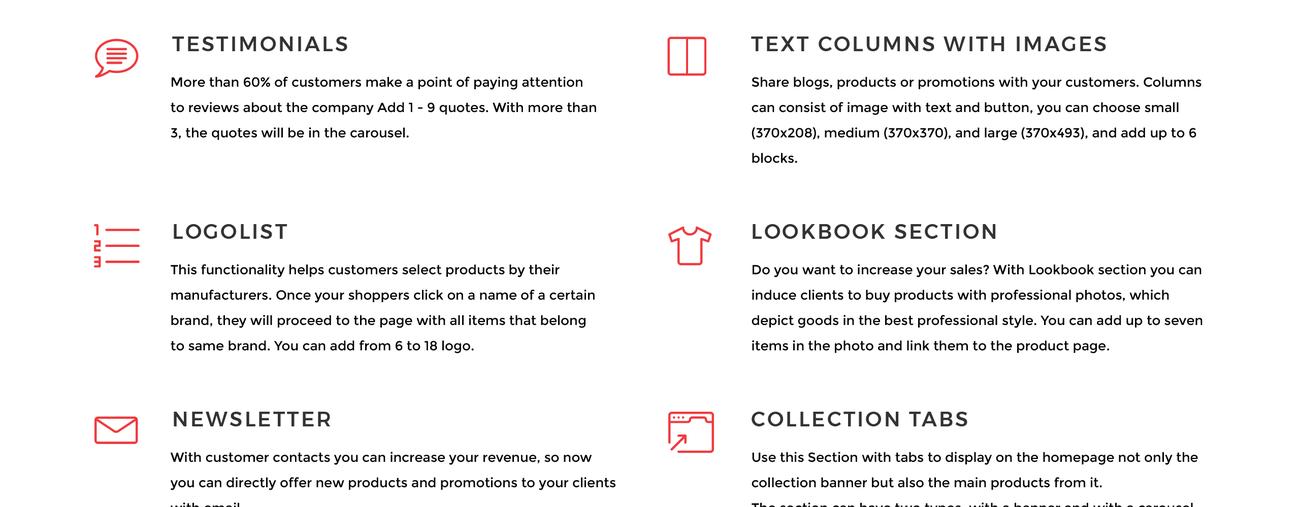 оптовый магазин modern shopify тема