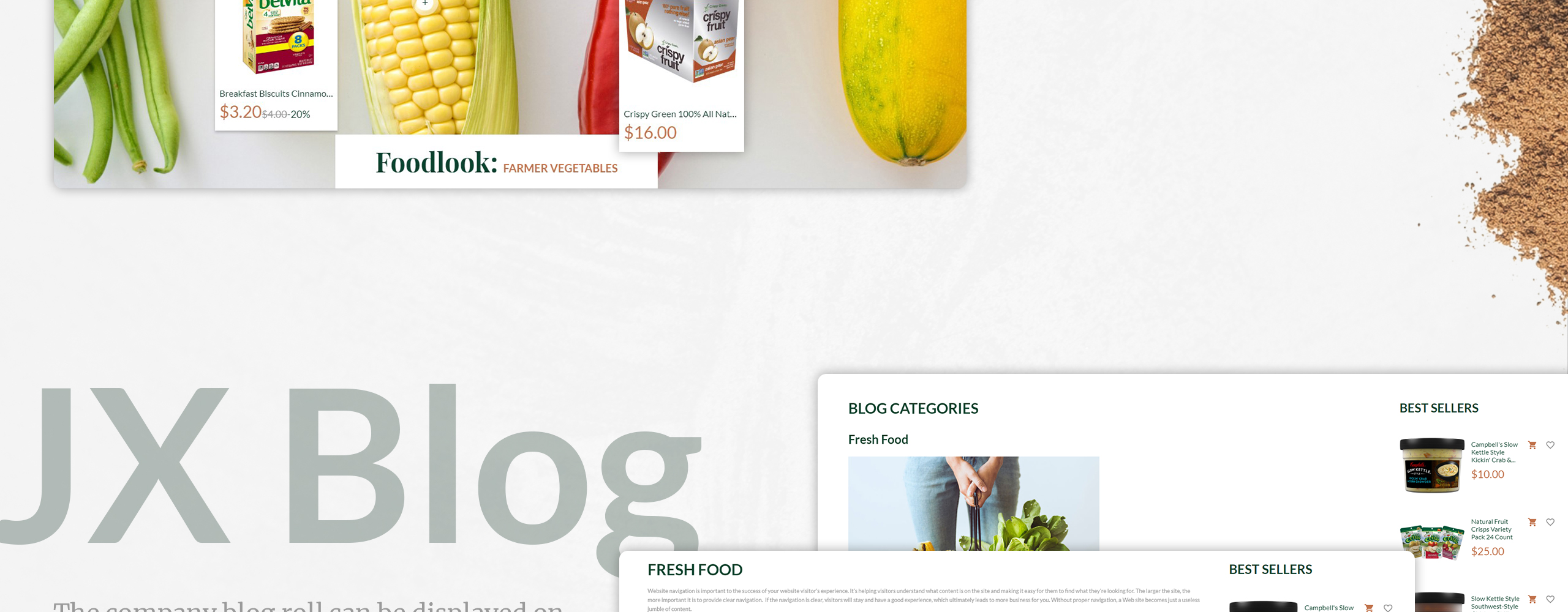 органический продовольственный магазин чистая тема prestashop