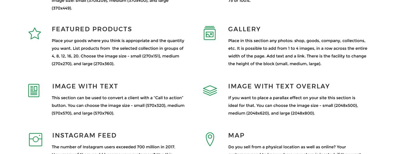 садоводство чистая тема shopify