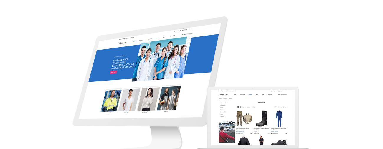 многостраничная чистая тема shopify