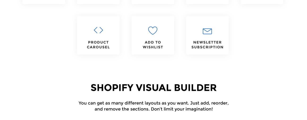 многостраничная чистая тема shopify