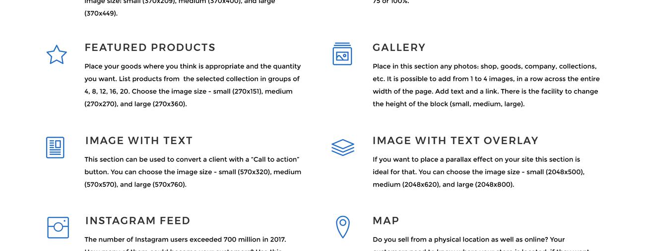 многостраничная чистая тема shopify