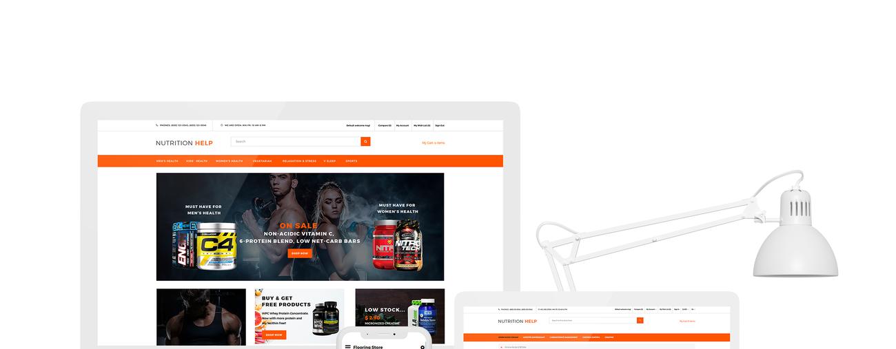 beauty supply clean opencart шаблон