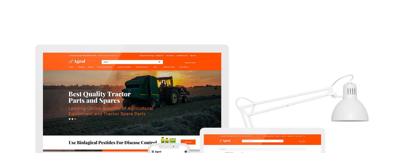 сельскохозяйственный креативный шаблон opencart