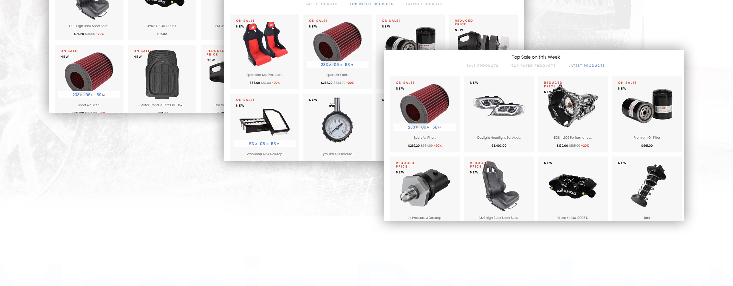 магазин запасных частей clean bootstrap ecommerce prestashop theme