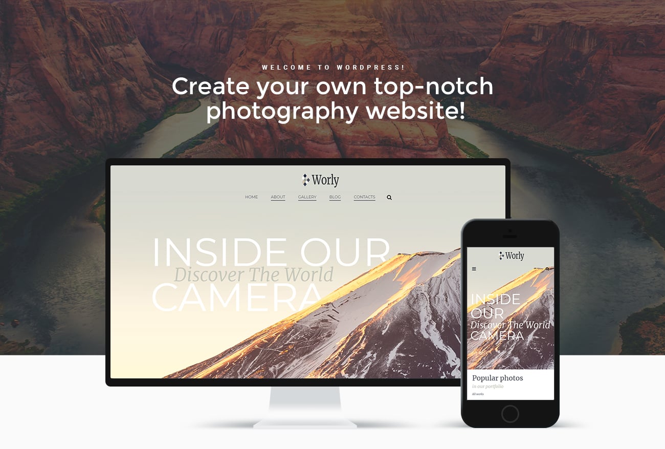фотография многоцелевая современная тема wordpress elementor