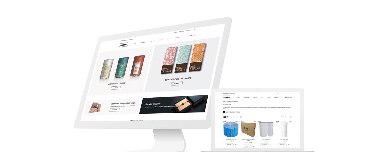 упаковка многостраничная чистая тема shopify