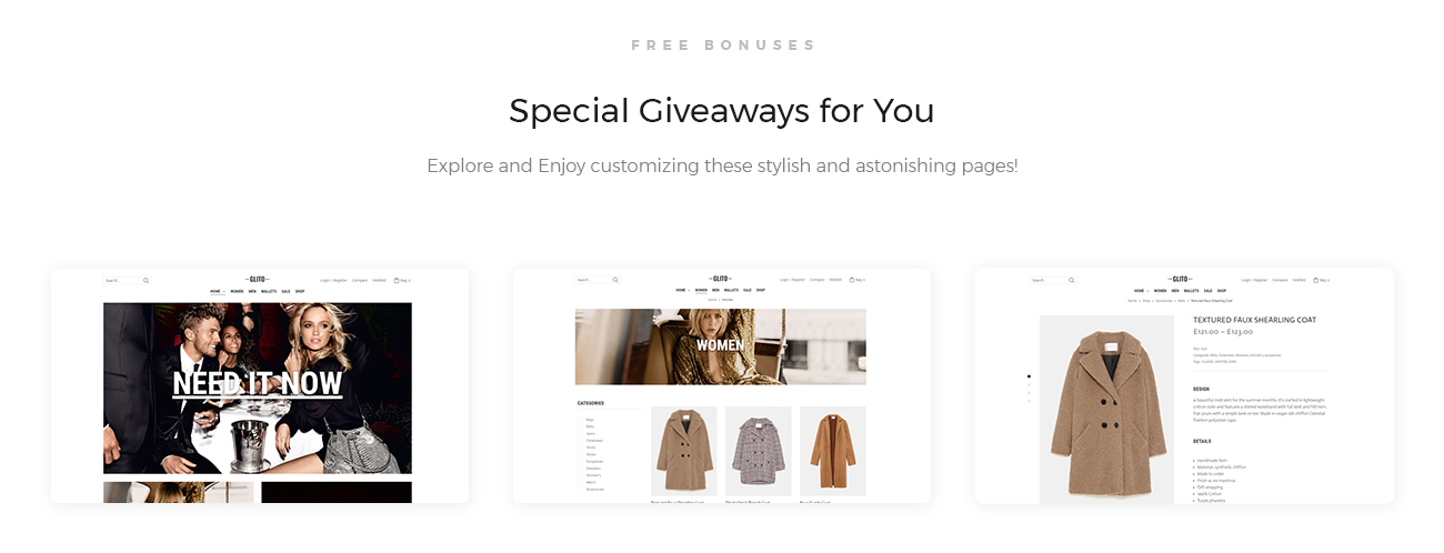 Fashion Store ECommerce Modern Elementor WooCommerce Theme