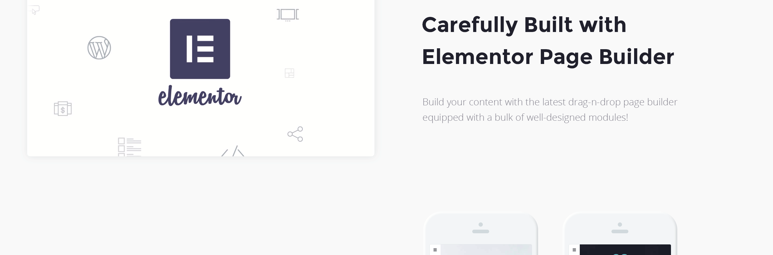 архитектура многофункциональная современная тема wordpress elementor
