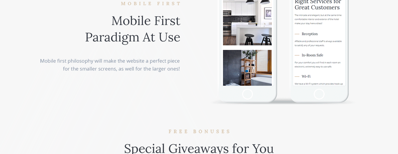 hotel multipurpose minimal wordpress elementor theme