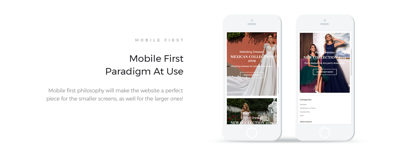 свадебный салон ecommerce modern elementor woocommerce theme