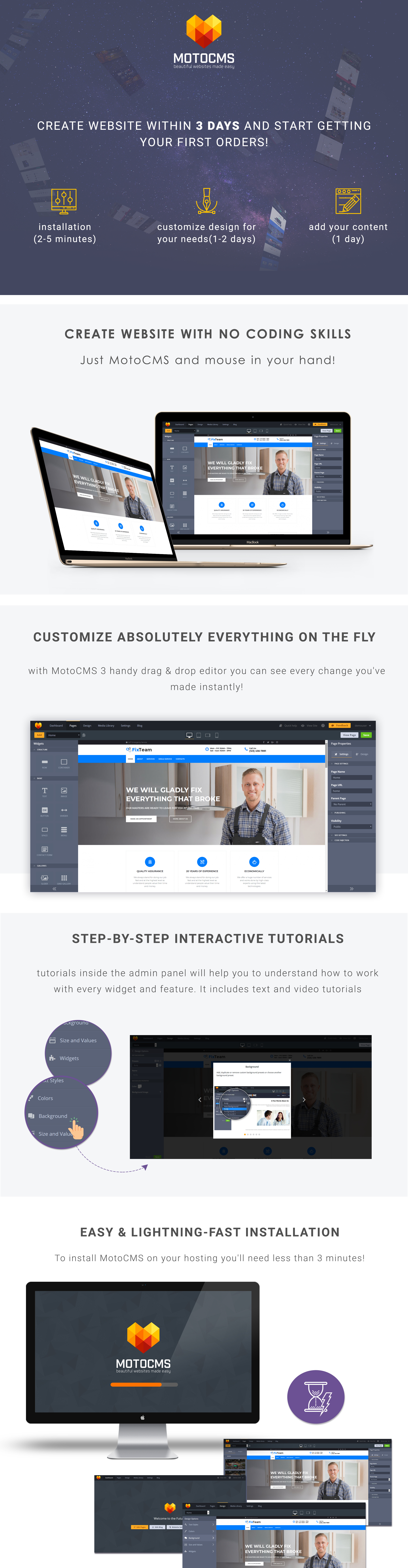 шаблон home improvement moto cms 3