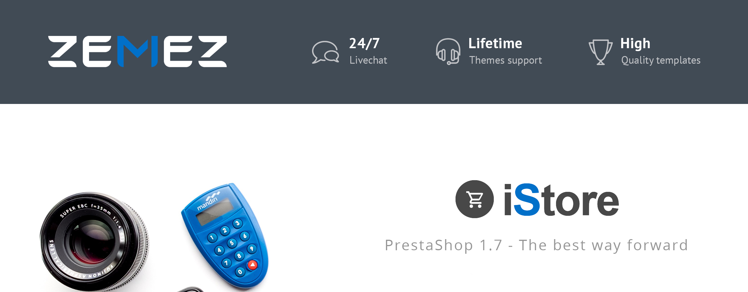 магазин электроники clean bootstrap ecommerce prestashop тема