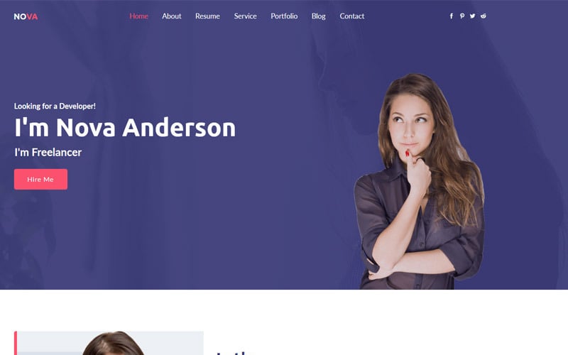 Personal Portfolio Muse Template