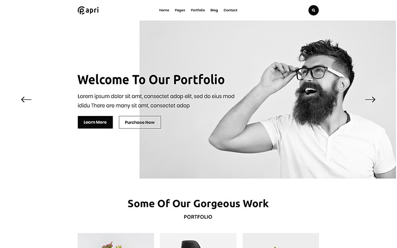портфолио креативный html5 шаблон шаблон сайта