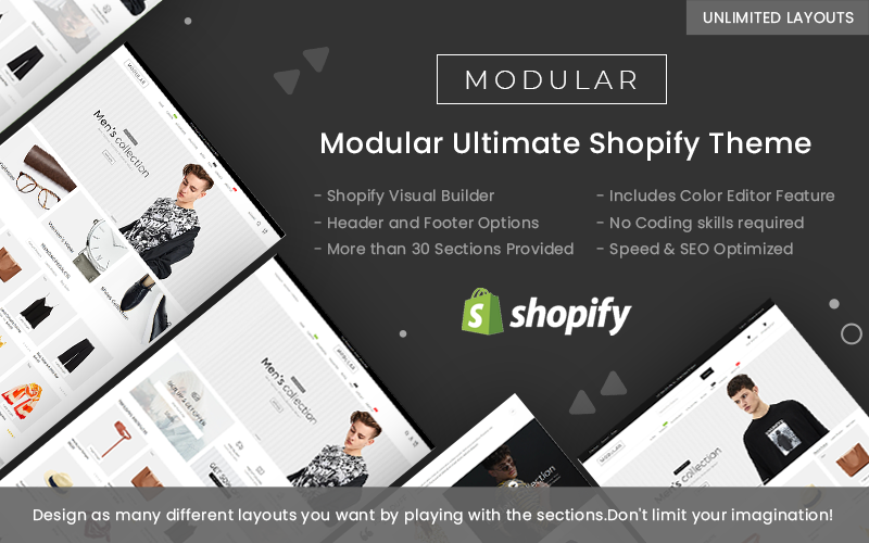 многоцелевая тема shopify