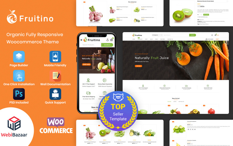 тема woocommerce food &amp; grocery store
