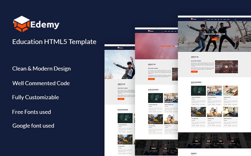 Education HTML5 Website Template