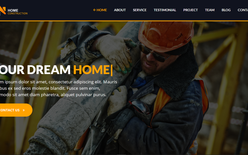 Builder Landing Page Template