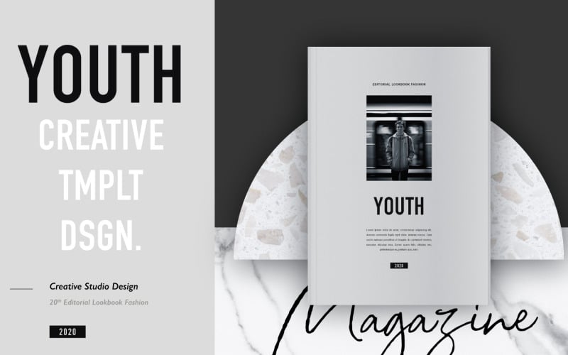 Download Magazine Template "YOUTH EDITORIAL LOOKBOOK FASHION Magazine Template" / YOUTH EDITORIAL LOOKBOOK FASHION Magazine Template - Magazine Template на тему графика a4,adobe,business,catalog,clean,creativepreneur,indesign,layout,magazine,minimalist,modern,print,printable,professional,template,usletter,workbook,niches,pitch,deck