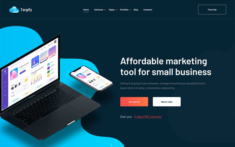 автоматизация маркетинга saas wordpress тема