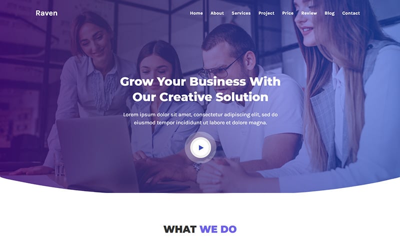 it solutions &amp; agency html landing page template