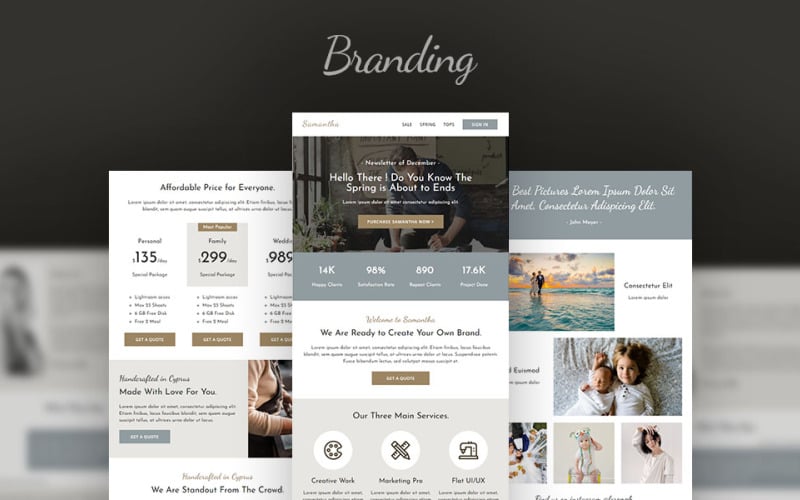 Creative Agency Email Newsletter Template