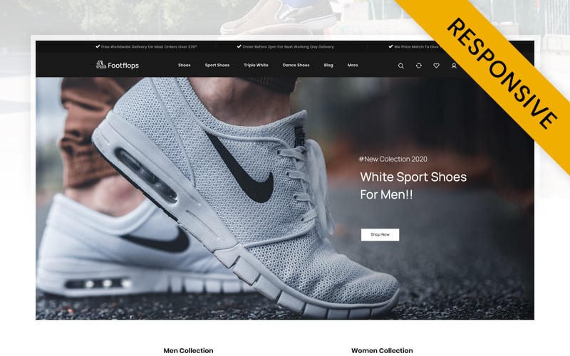 тема обувного магазина prestashop