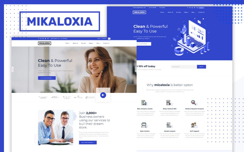 Multipurpose Business HTML5 Website Template