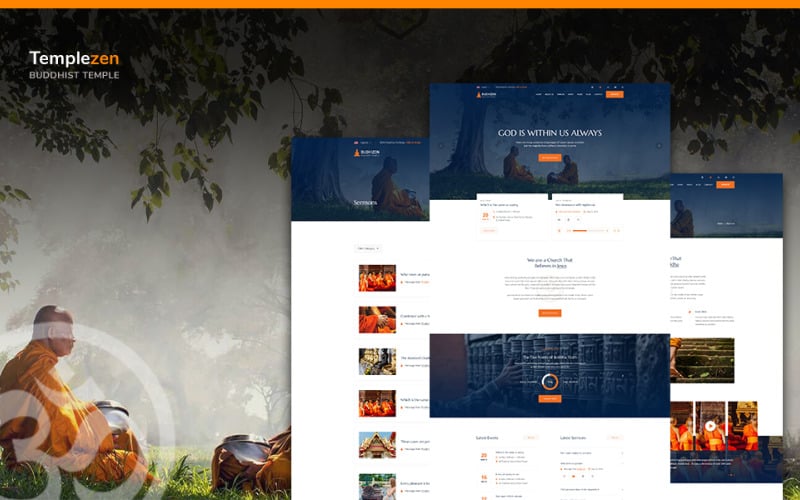 шаблон сайта temple religious html5