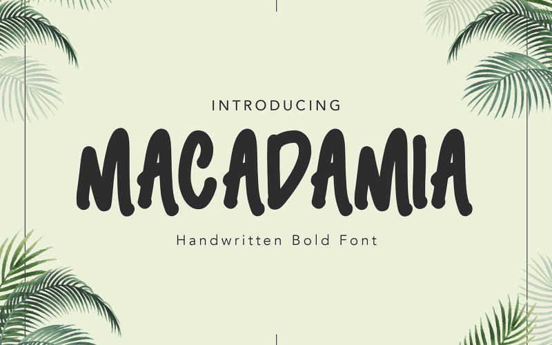 Download Шрифт "Macadamia Handwritten Font" / Macadamia Handwritten Font - Шрифт на тему графика soft,bold,playful,botanical,nature,coffee,bubble,tea,bobba,bubble tea,handwritten,facial,salon,beauty,sale,font,handwriting fonts