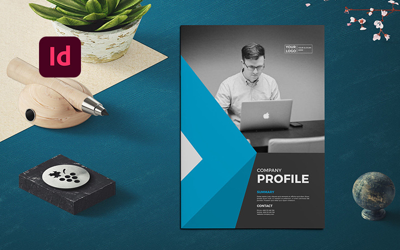 Download Фирменный стиль "Company Profile Brochure - Corporate Identity Template" / Company Profile Brochure - Corporate Identity Template - Фирменный стиль на тему графика a4,annual,annual report,business,business catalog,catalog,catalog template,catalogs,catalogue template,chart,charts,clean,corporate,customizable,customize,design,elegant,indesign,infographic,