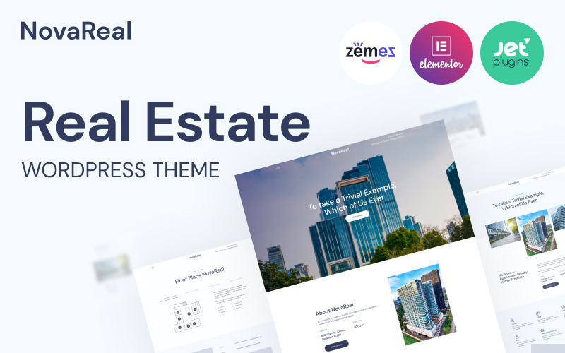 Real Estate Company WordPress theme