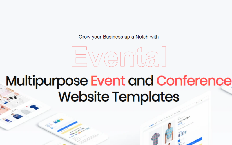 Event &amp; Conference Website Landing Page Template