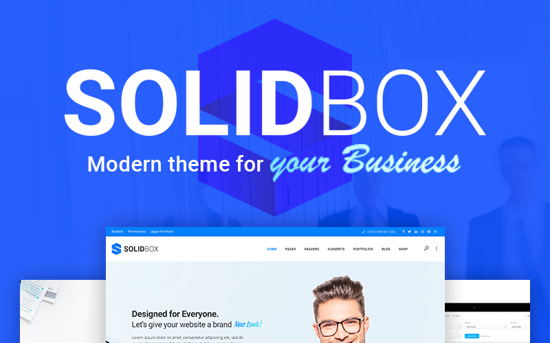 современная бизнес тема wordpress