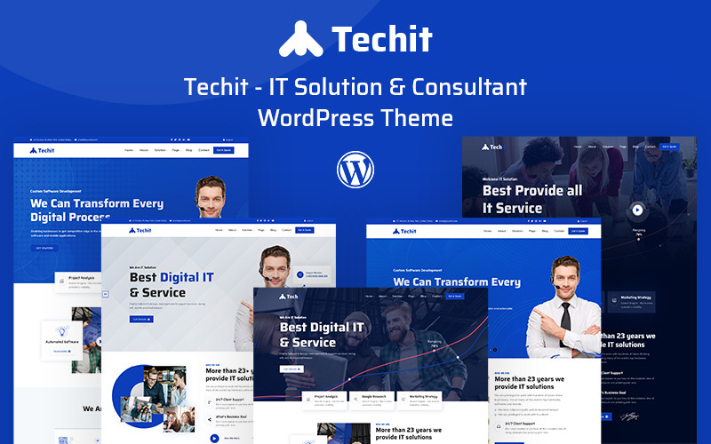 ит-решение и консультант wordpress тема