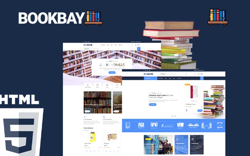 Book Store HTML5 Website Template
