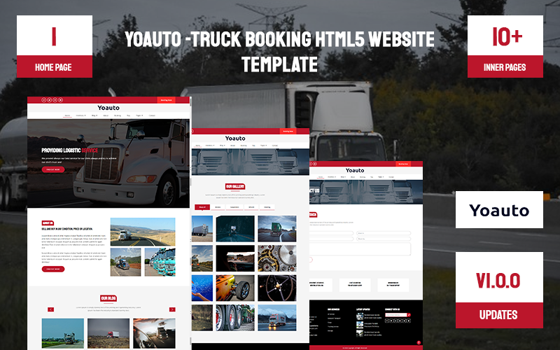 Truck Booking Html5 Website Template