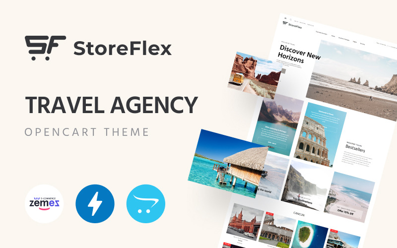? ?Travel? ?Agency OpenCart Template