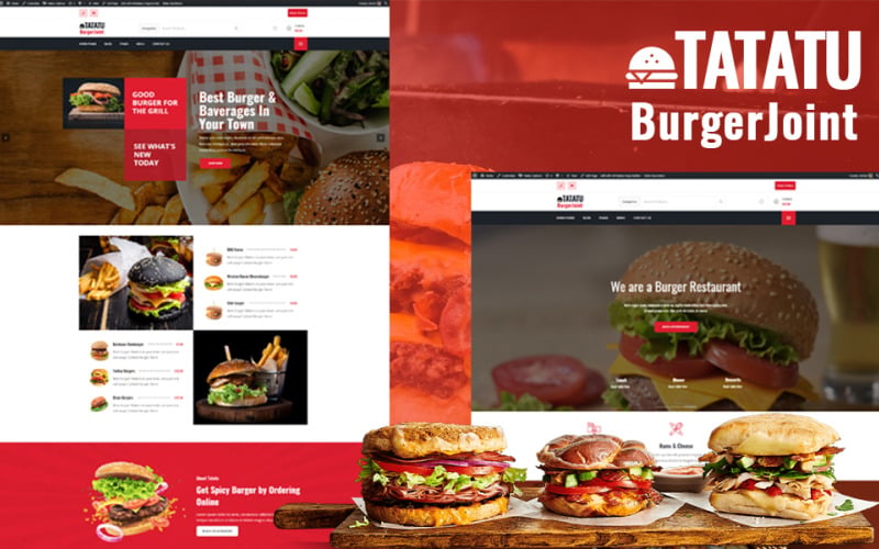 burger joint wordpress тема