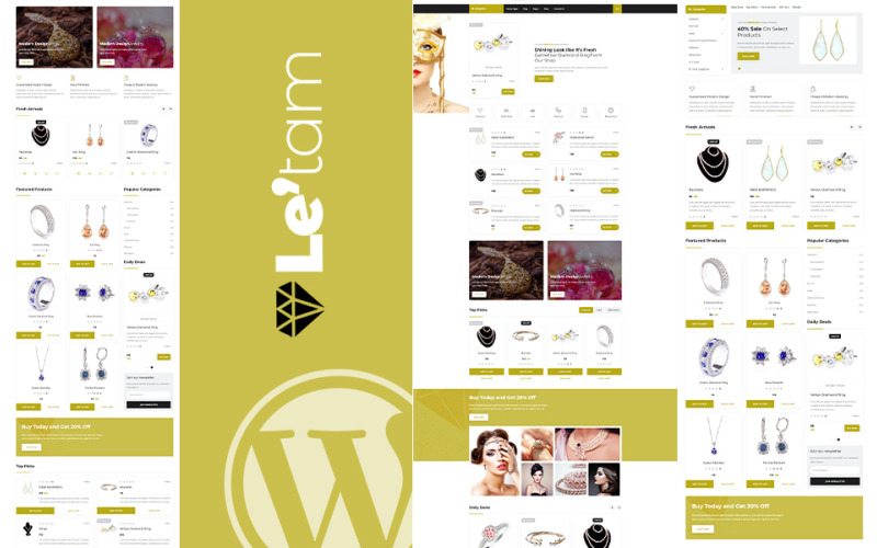 Jewelry Shop WordPress Theme