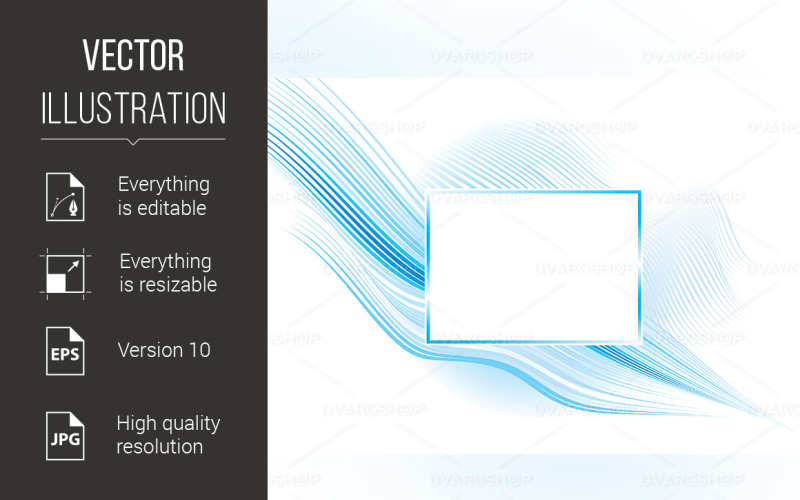Download Vector "Abstract Frame - Vector Image" / Abstract Frame - Vector Image - Vector на тему графика abstract,frame,vector,background,illustration,blue,design,curl,copy,graphic,scroll,concepts,wave,window,pattern,celebration,modern,swirl,template,flow