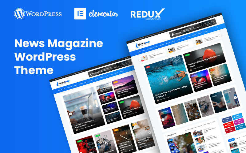 новостной журнал wordpress тема